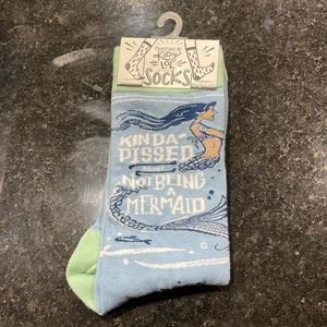 Not a mermaid socks